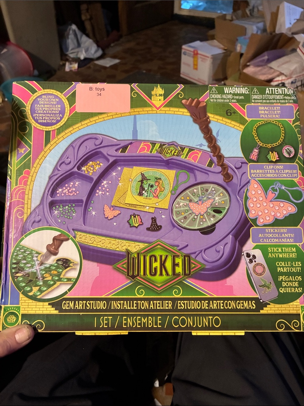 Wicked Gem Art Studio Craft Set - Purple